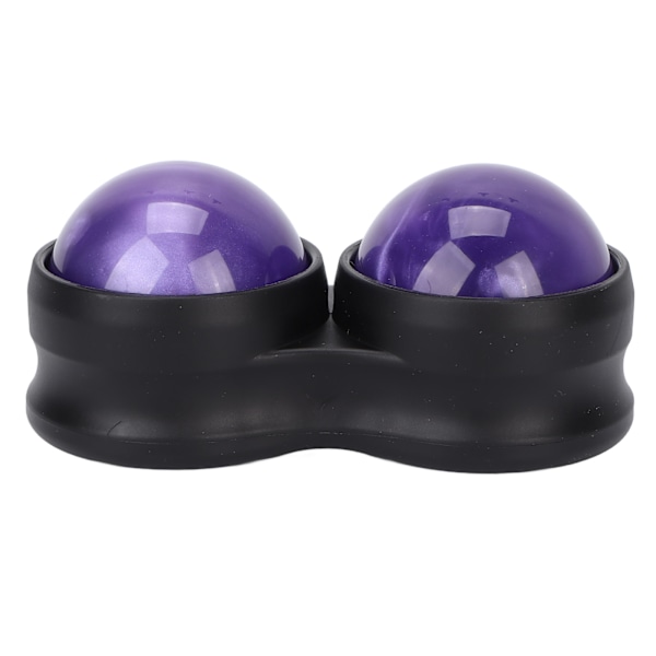 Dubbel massageboll Myofascial djupvävnadsrörlighetsterapikulverktyg för ömma muskelsmärtor Lila