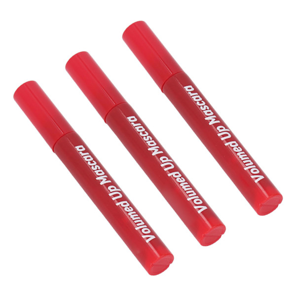 3 st Lash Volumizing Mascara Ögonfransar Förlängning Curling Smudge Proof Timglasborste Lash Makeup Ögon Mascara 8ml