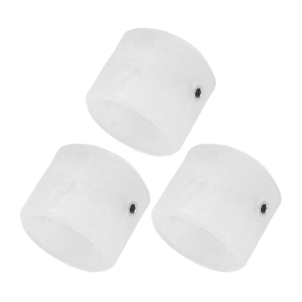 3 st elektrisk gitarrknopp sträng potentiometer regulator instrument tillbehör set kit vit