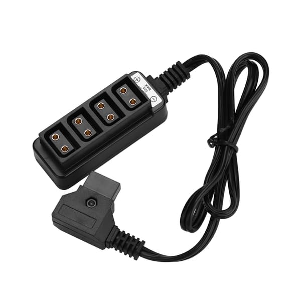 Han D-Tap B Type Power Tap til 4 Hun D-Tap P-Tap Hub Adapter Splitter til Fotografi Strøm
