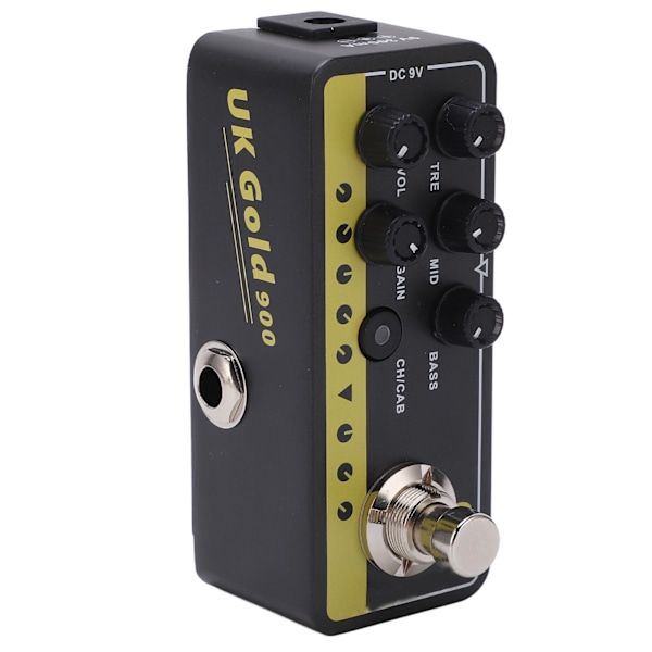 Mikro Preamp Digital Elektrisk Gitarr Singel Effekt Musikinstrument Förstärkare M002