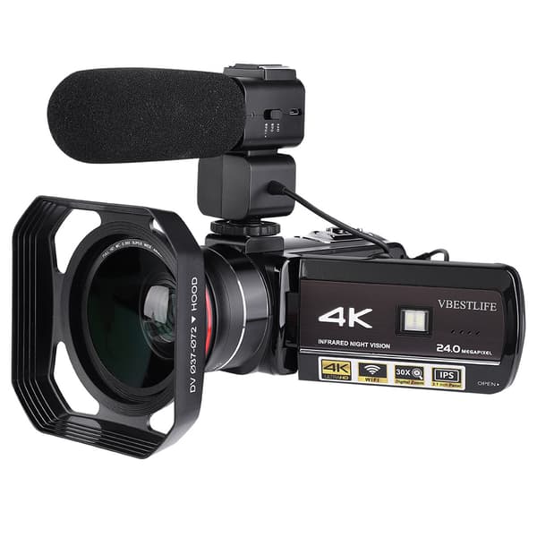 VBESTLIFE AC3-IPS 4K WiFi 3.1” Touch Screen Digital Video Camera