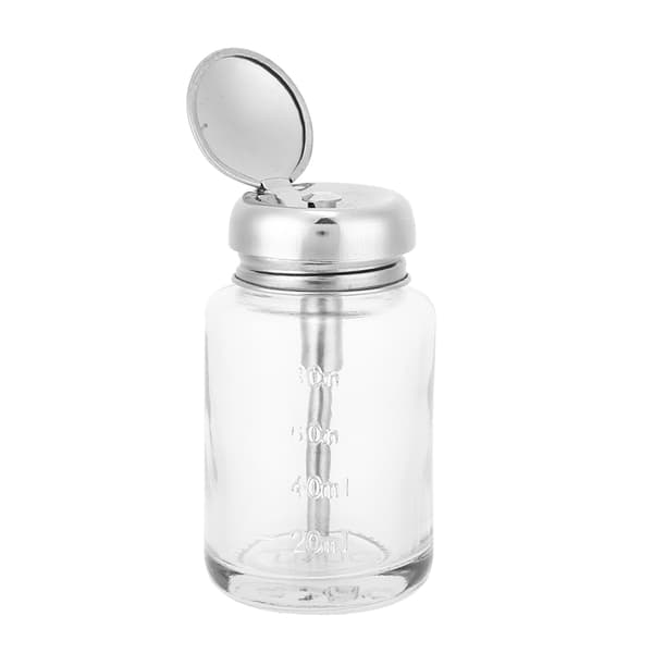 Profesjonell neglelakkfjerner dispenser gellakkfjerner tom beholder manikyr tilbehør 80ml