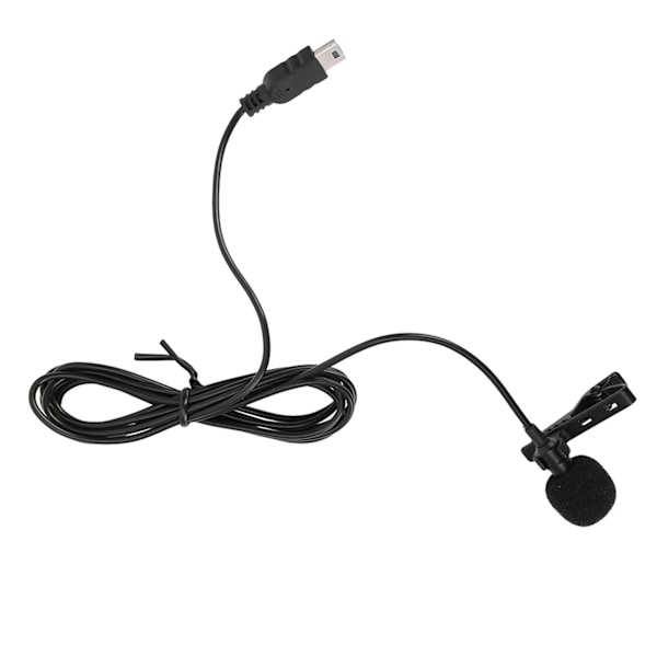 Mini USB Stereo Extern Mikrofon Professionell Mikrofon Med Klämma för GoPro Hero 3 / 3+ / 4