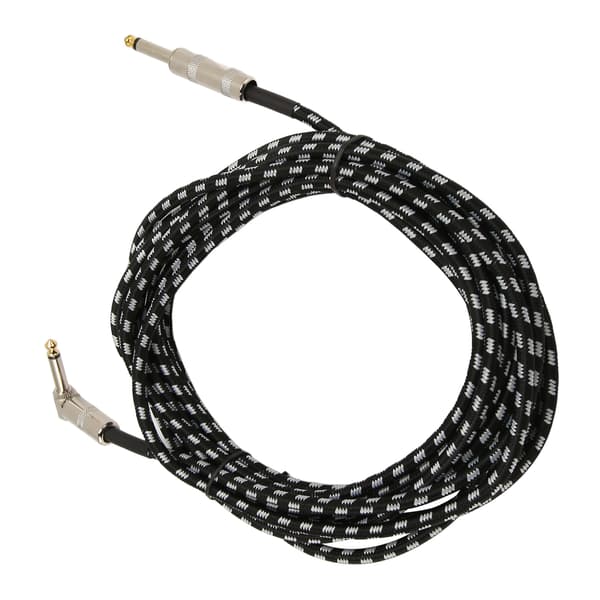 6m akustisk guitar kabel støjreduktion lige vinkel guitar forbinde kabel til bas udskiftning