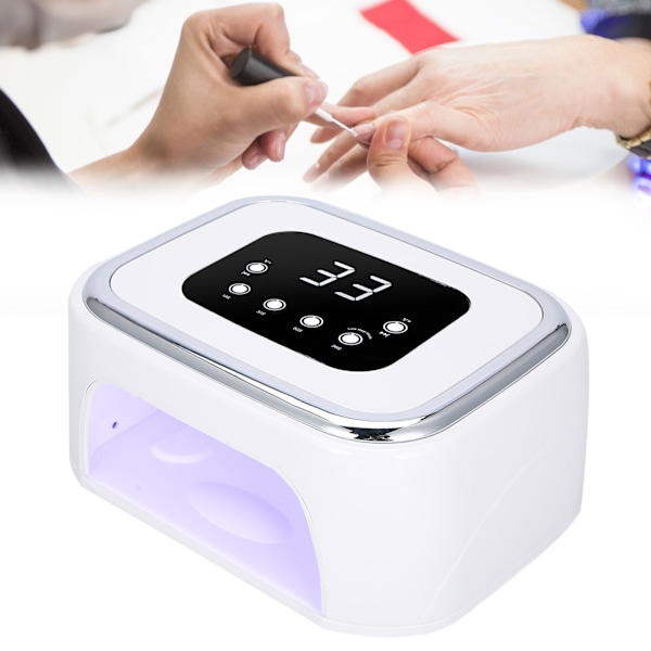 80W LED UV Negle tørkerlampe Gel Polish Negle herdeapparat med Bluetooth