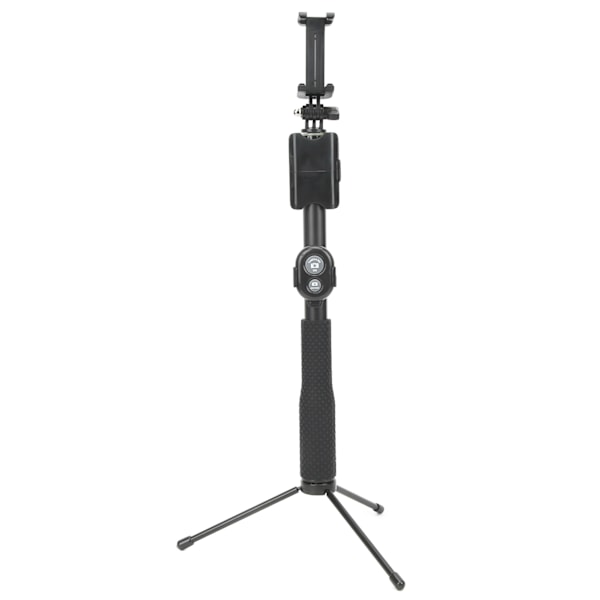Actionkamera Handhållen Justerbar Selfie Stick Kamera Telefonklämma Stativ för Yi/GoPro