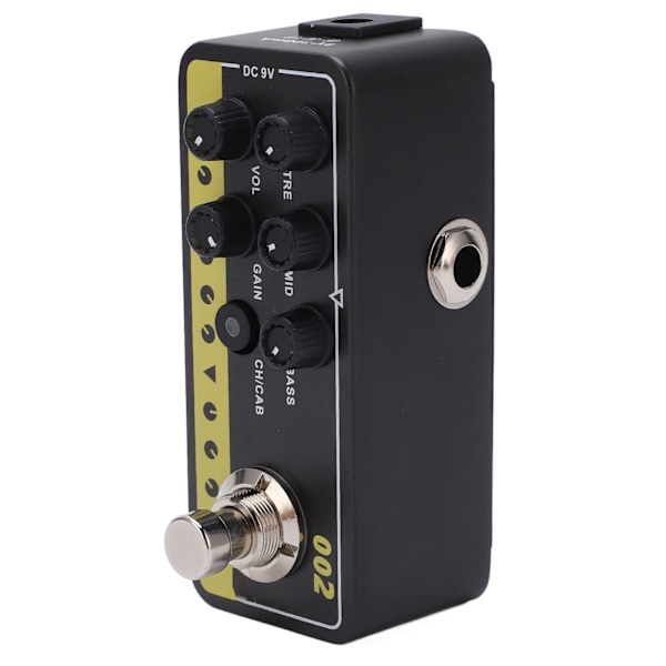 Mikro Preamp Digital Elektrisk Gitarr Singel Effekt Musikinstrument Förstärkare M002