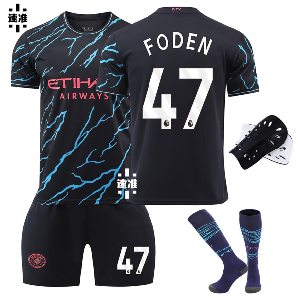 2324 Manchester City 2 udebanebørnefodboldsæt 47 FODEN children' sizes24