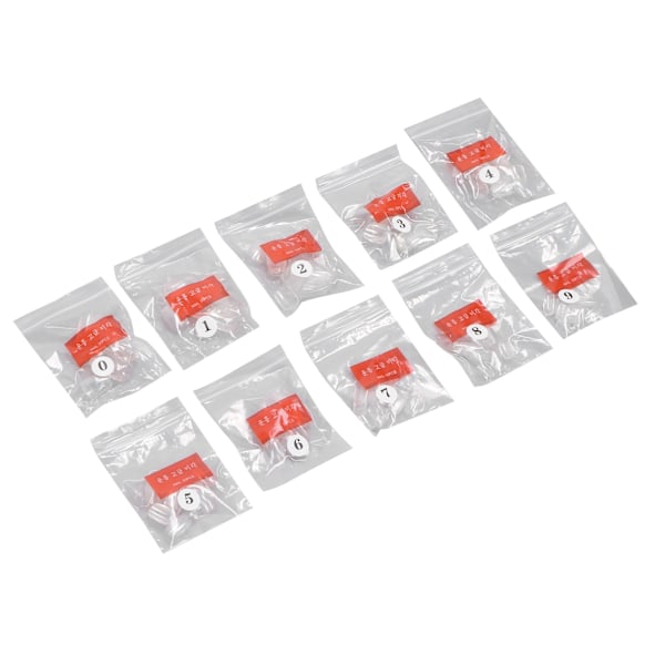 500 stk Full Cover Falske Negler Profesjonell Bærbar Hjemmesalong DIY Negletips Tilbehør (Gjennomsiktig)