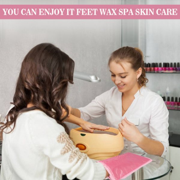Mitts for Paraffin Manikyr Voksing Hud Mate Profesjonell SPA-behandling Varme Votter Hånd