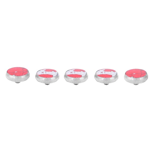 5 stk. Metall Steintrompet Fingerknapper Knapper Sett Reservedeler Tilbehør