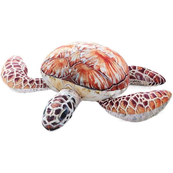 Imitation plussilelut eläinnukeilla verhoillut kodin sisustuselahjat (väri: Oranssinen, korkeus: 35cm)