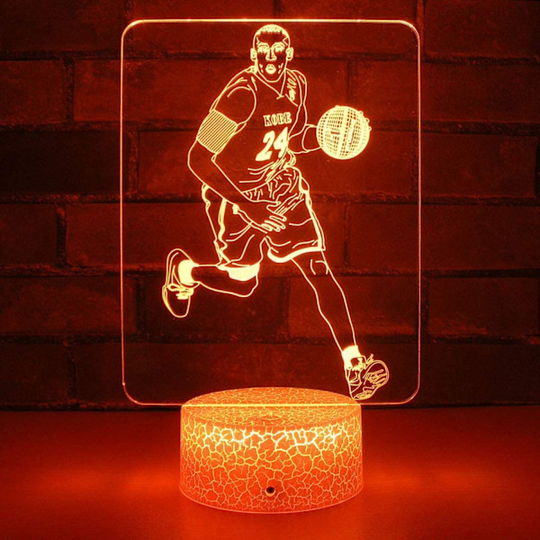 JUSTUP Nattlys Basketball  Side Table Lamp LED Dekorlys for Voksne eller Barn