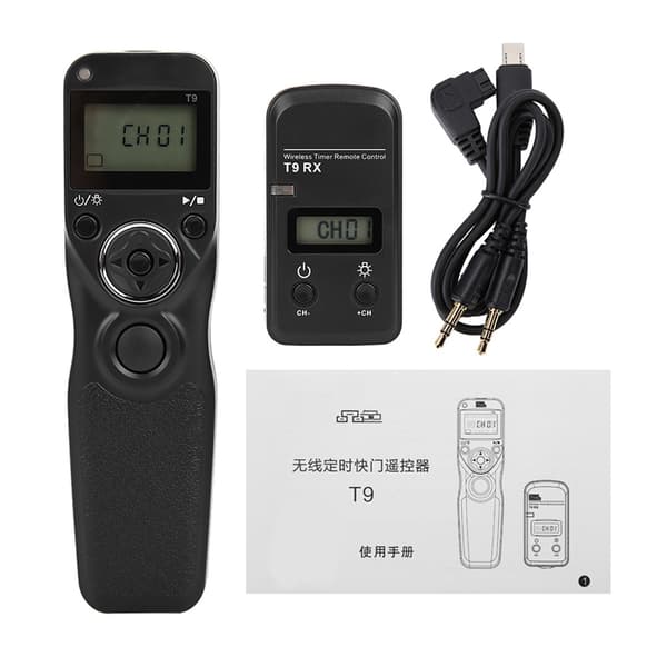 PIXEL T9 Kamera Fjernbetjening Timer Controller Udløserkabel til Sony A7M3 A72 A7R2 A7S2 A7 A7