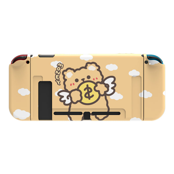 Dockningsbar skyddande väska för Nintendo Switch, söt mjuk TPU slim case cover för NS-konsol och Joy-Con-kontroller