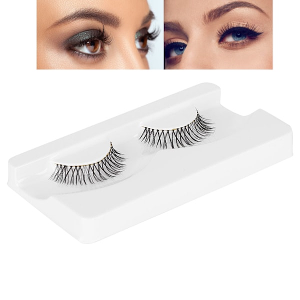 Falska ögonfransar 3D imiterat minkhår flerskiktade långa falska ögonfransar EyelashBE-325