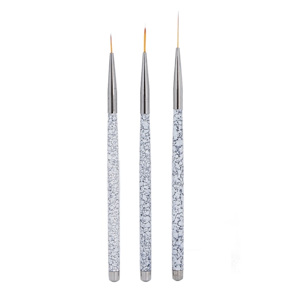 3pcs Professional Nail Art Liner Brush Set Nail Painting Drawing Brushes Set Manicure Tools