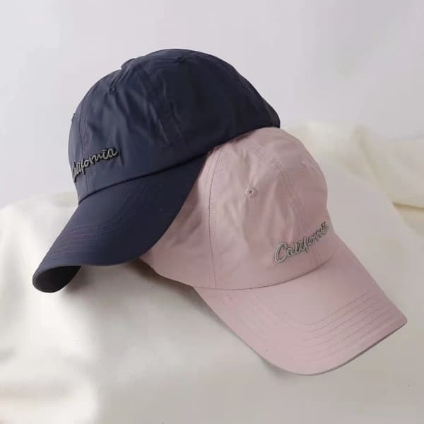 Dotpet Hat Hurtigtørrende Broderede Bogstaver Justerbar Mænds Og Kvinders Baseball Cap(Hvid)