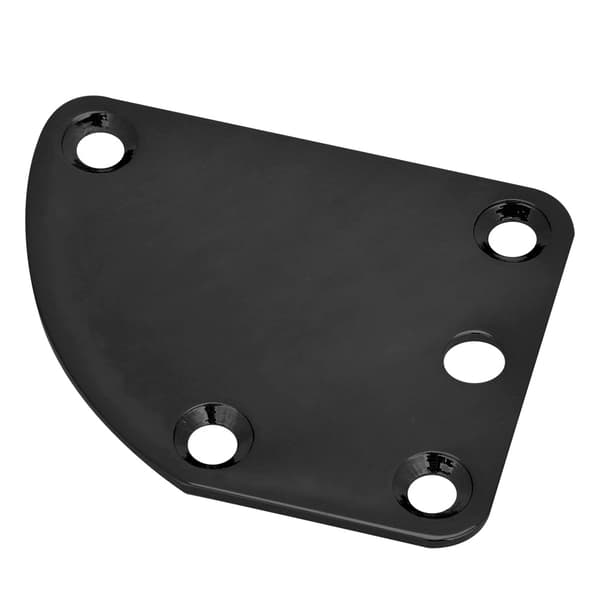 5-håls halsbricka för ST elgitarr Deluxe Style DIY reservdelar (svart)
