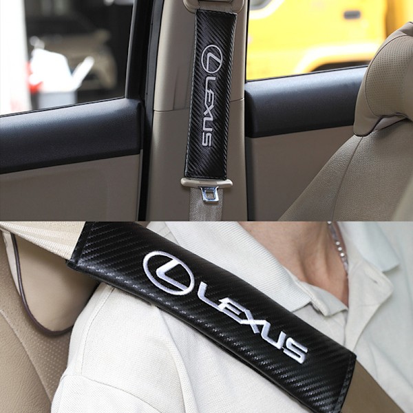For Lexus Skulderbeskytter Rx Gs Es Is Nx Lexus Karbonfiber Setebelte Skulderbeskytter Trim (Par)