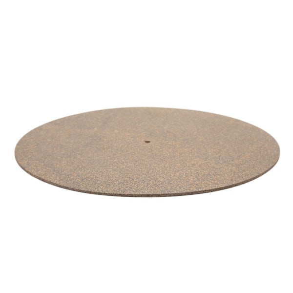 Korkplate for platespiller - Reduserer slitasje og resonans - Passer til alle platespillere