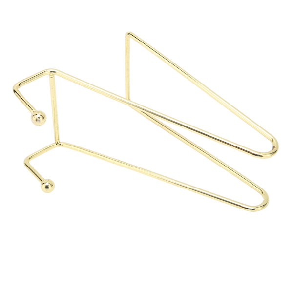 Nagelkonst Display Board Stativ Stabil Elegant Metall Multifunktion Bildram Hållare Stativ Guld