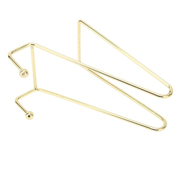 Neglekunst Display Board Stands Robust Elegant Metall Multifunksjon Bilde Ramme Holder Stativ Gull