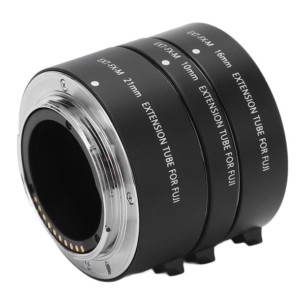 Autofokus makroforlængerrør adapterring 10mm+16mm+21mm til Fujifilm X-mount objektiver