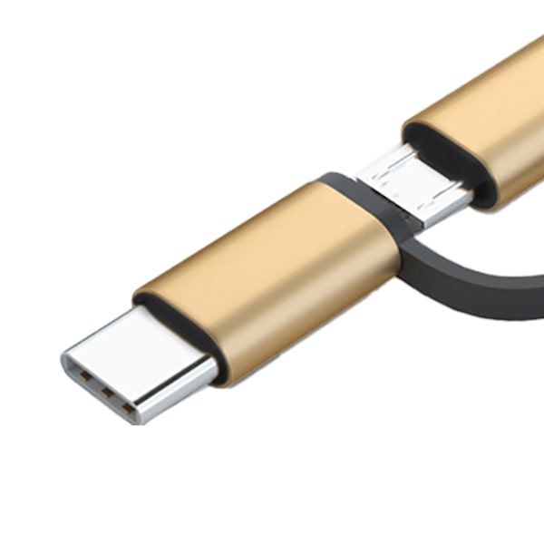 Gull USB 3.0 OTG-kabel A til Type C Mikroadapter Multifunksjonell bærbar USB til Type C-kabel