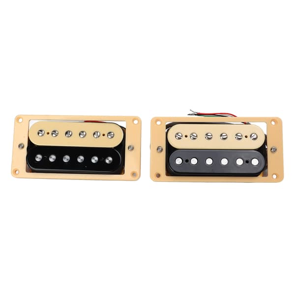 Dubbel spole pickup set plast metall förtrådad 4 kärnor elgitarr tillbehör för utbyte