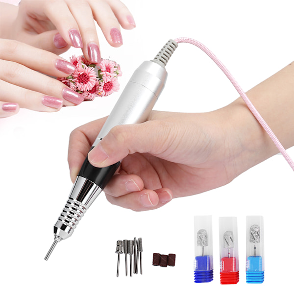 Elektrisk neglepoleringsmaskine til slibning af negle - USB-opladning - Pedicure- og manicure-maskine