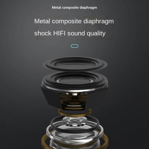 Bärbar trådlös Bluetooth-högtalare TWS IPX7 Vattentät Ultra Mini Bluetooth-högtalare Rosa Liten Högtalarlåda Metallkropp