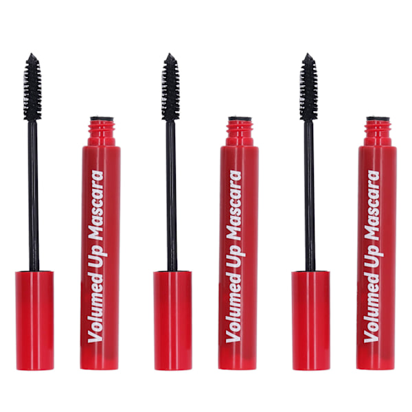3 stk. Lash Volumizing Mascara Eyelashes Forlængende Curling Smudge Proof Timeglas Pensel Lash Makeup Eye Mascara 8ml