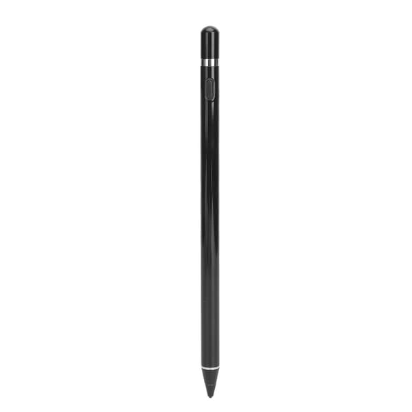 Universal Stylus Pen Magnetisk Penhætte Åben og Brug 95mAh Micro USB Touch Screen Penne til Smartphone Tablet Computer Sort