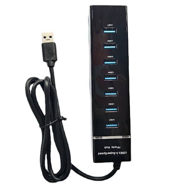 usb3.0 bærbar computer desktop udvidelse dock en træk syv hub hub 1,2 meter lang