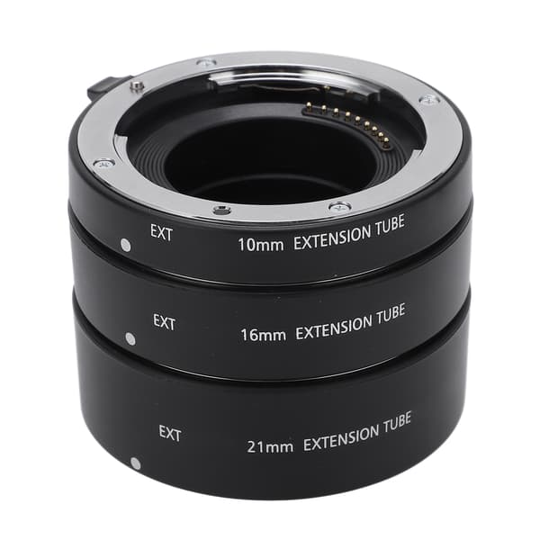 Autofokus Makro Forlængerrør Ring Sæt Linseadapter 10mm 16mm 21mm til EOS M Mount Kamera
