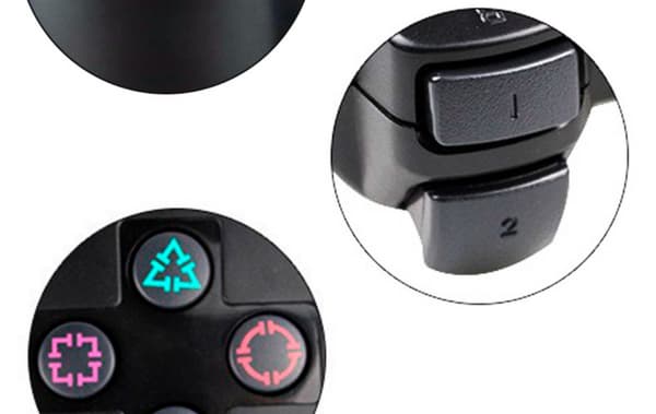 Trådlös spelkontroll, vibrerande rocker-spelbräda datorspelkontroll för PC Windows 7/8/10, Ps3/tv-box/laptop/android-telefon