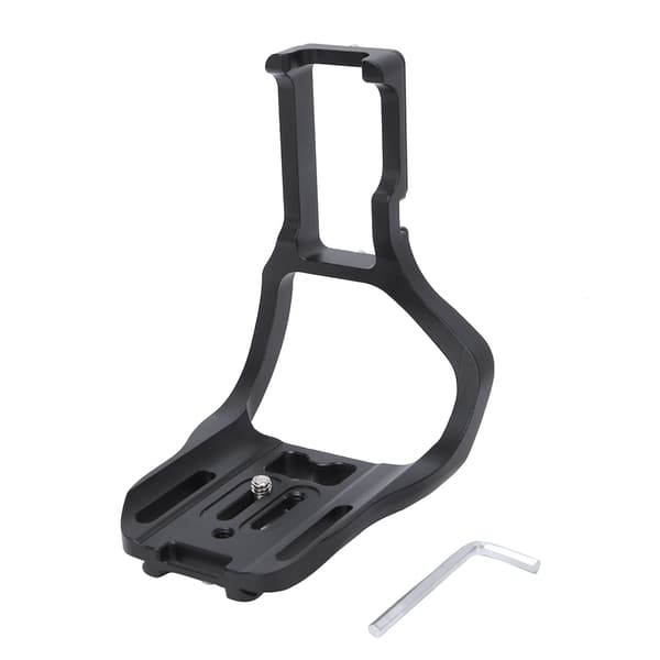 Aluminiumslegering Lodret L-formet Beslag Quick Release Pladeholder Håndgreb til Canon 5D4 5DIV
