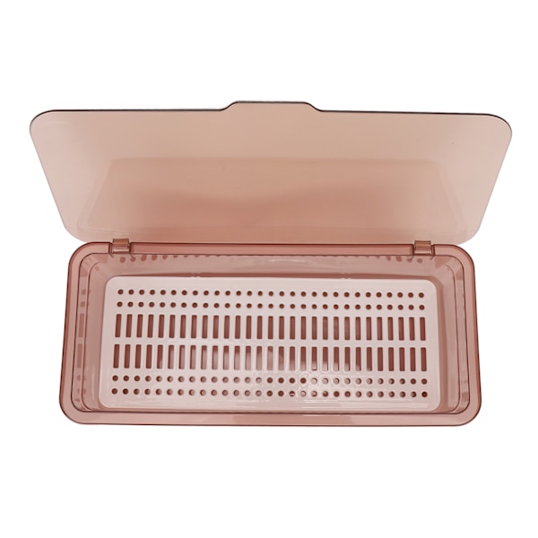 Kosmetisk Förvaringsorganisatör Synlig Transparent Bärbar Dammsäker Skydd PC Material Makeup Förvaringslåda för Hem Kontor