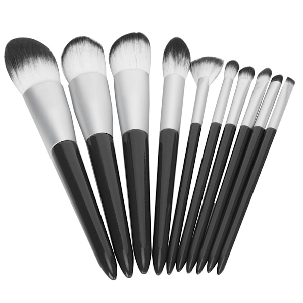 10 stk. Makeup Børster Sæt Blush Ansigts Pudder Øjenskygge Øjenbryn Læber Børste Kit
