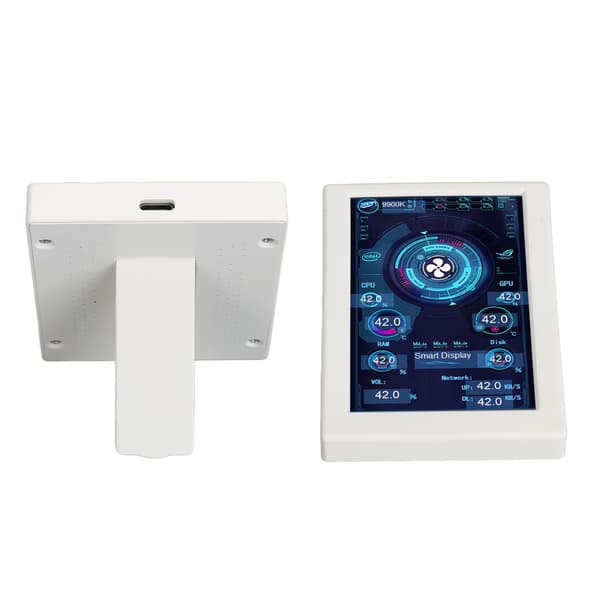 3,5 tommer IPS USB PC temperaturdisplay 360 graders roterbar AIDA64 computer CPU datamonitor