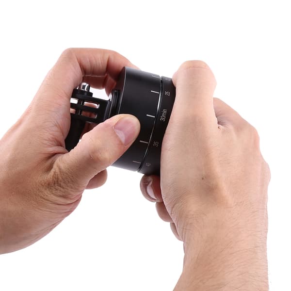 360° 60 minutter roterende stativ for tidsforløp, stabilisator stativadapter for Gopro iPhone