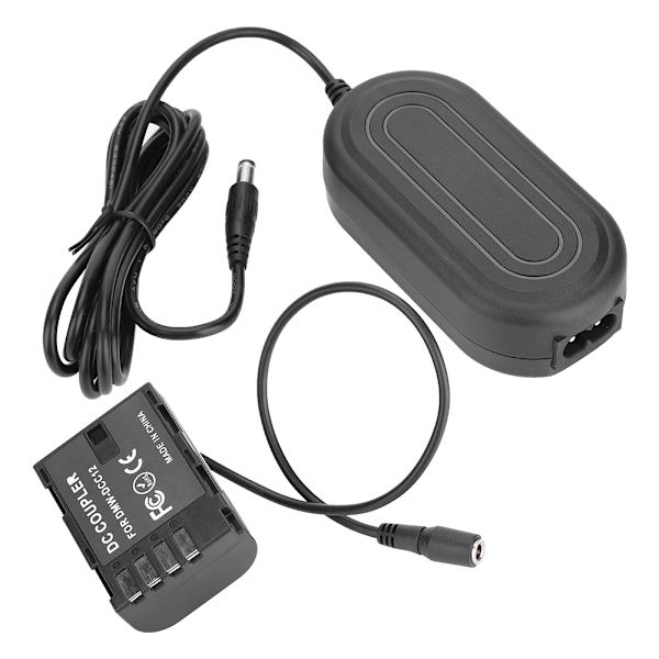 DMC-GH3 GH4 Strömadapterkabel DMW-AC8 med DMW-DCC12 Dummybatteri