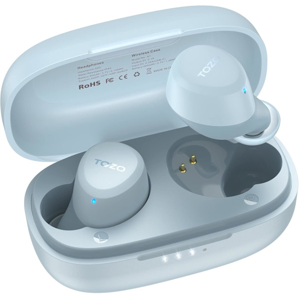 A1 Mini langattomat nappikuulokkeet Bluetooth 5.3 kevyet kuulokkeet sisäänrakennettu mikrofoni, IPX5 vedenpitävä, mukaansatempaava ensiluokkainen ääni