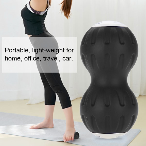 Jordnøddemassagebold Fascia Massager Roller Pilates Yoga Pude Muskelafspænding Release Fitness