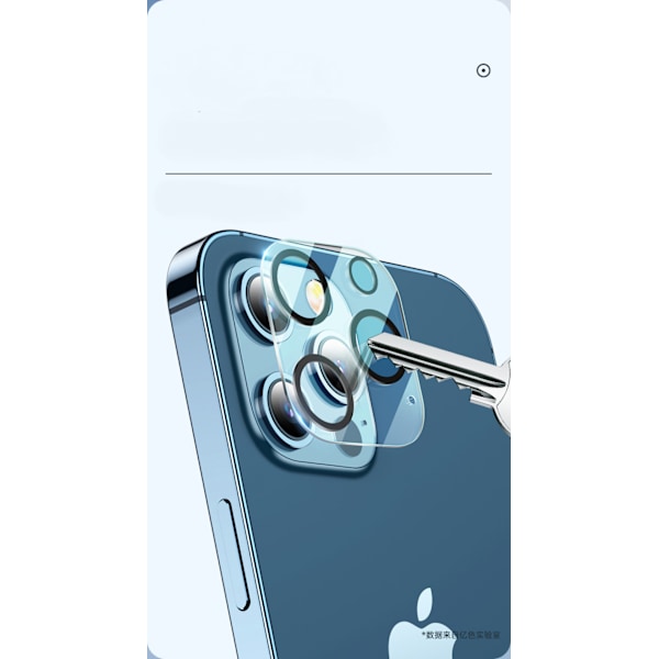 Karkaistu lasi kameran linssinsuoja, [9H kovuus] - HD, sopii iPhone 13 Pro Max -puhelimelle, 3D integroitu kalvo, kulutusta kestävä, helppo asentaa