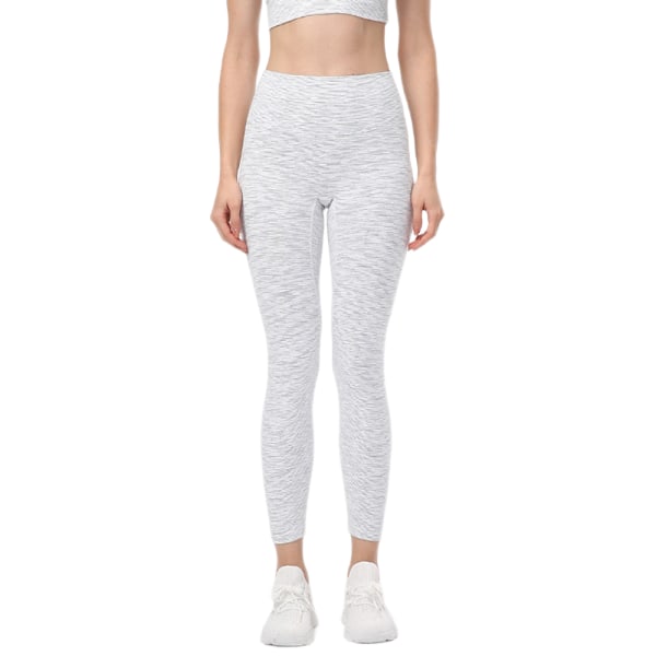 Fit kompresjonsyoga bukser Power Stretch treningstights med høy midje og magekontroll (XL)