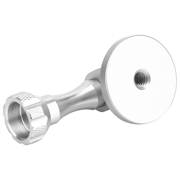 Aluminiumslegering Adapter Action Kamera Tilbehør Multifunktionel Adapter Base 1/4in Skrue til Sport Kamera Interface sølvgrå