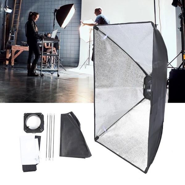 NiceFoto Softbox Diffuser Reflektor för TB-250/300 GE-180/250 GY-120/150 Flash Light (S50x70)